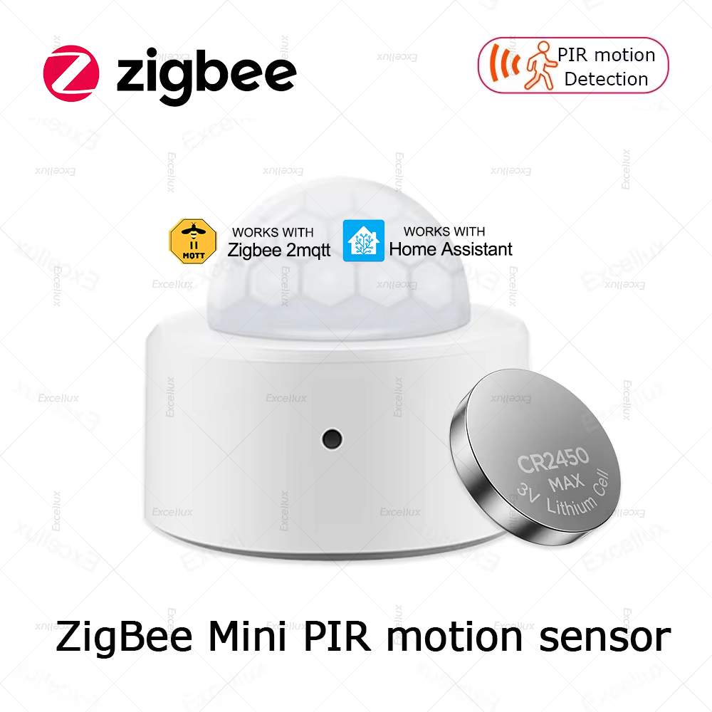 Home Security Home Assistant - ZigBee PIR Sensor Gerak Mini Inframerah