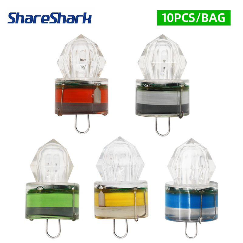 Home Security Companies - ShareShark 10pcs/bag Lampu Pancing LED Bawah