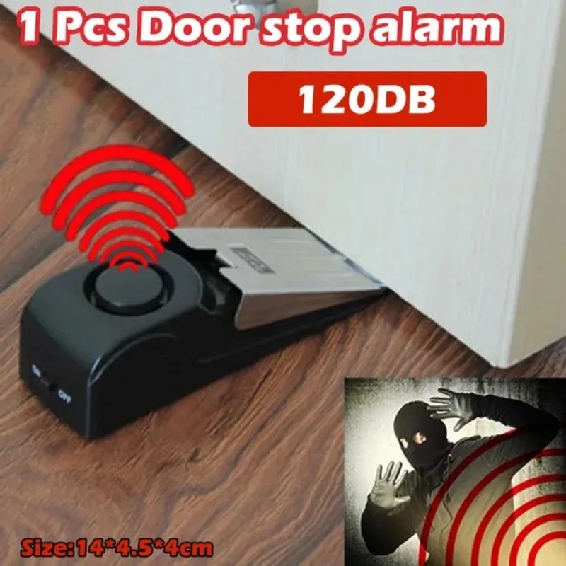 Door Wedge Alarm - Sistem Alarm Pintu 120dB Baru, Sistem