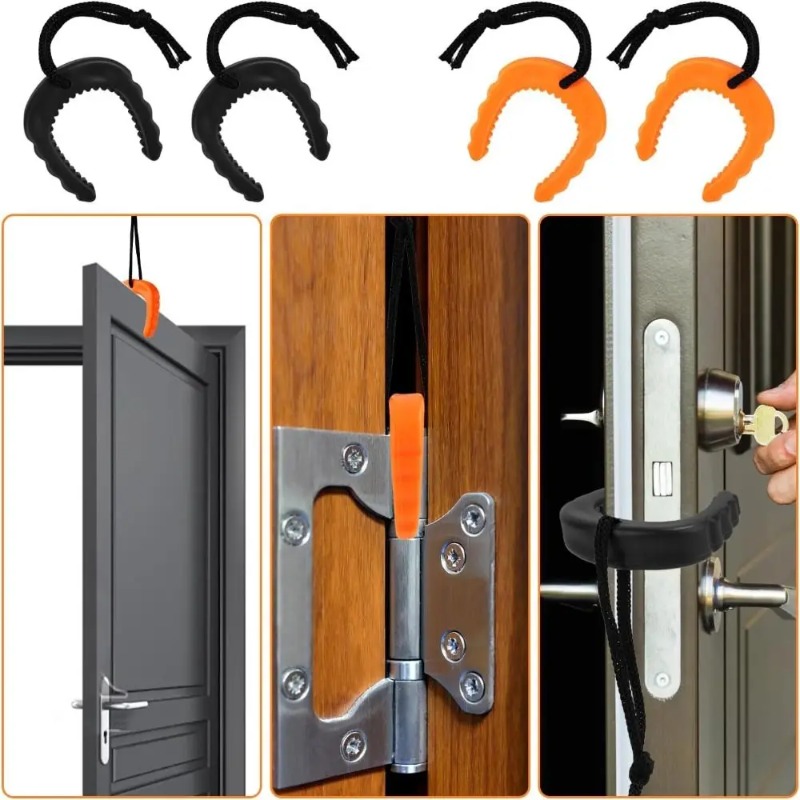 Door Wedge Alarm - Penahan Pintu Karet Mudah Digunakan, Alat
