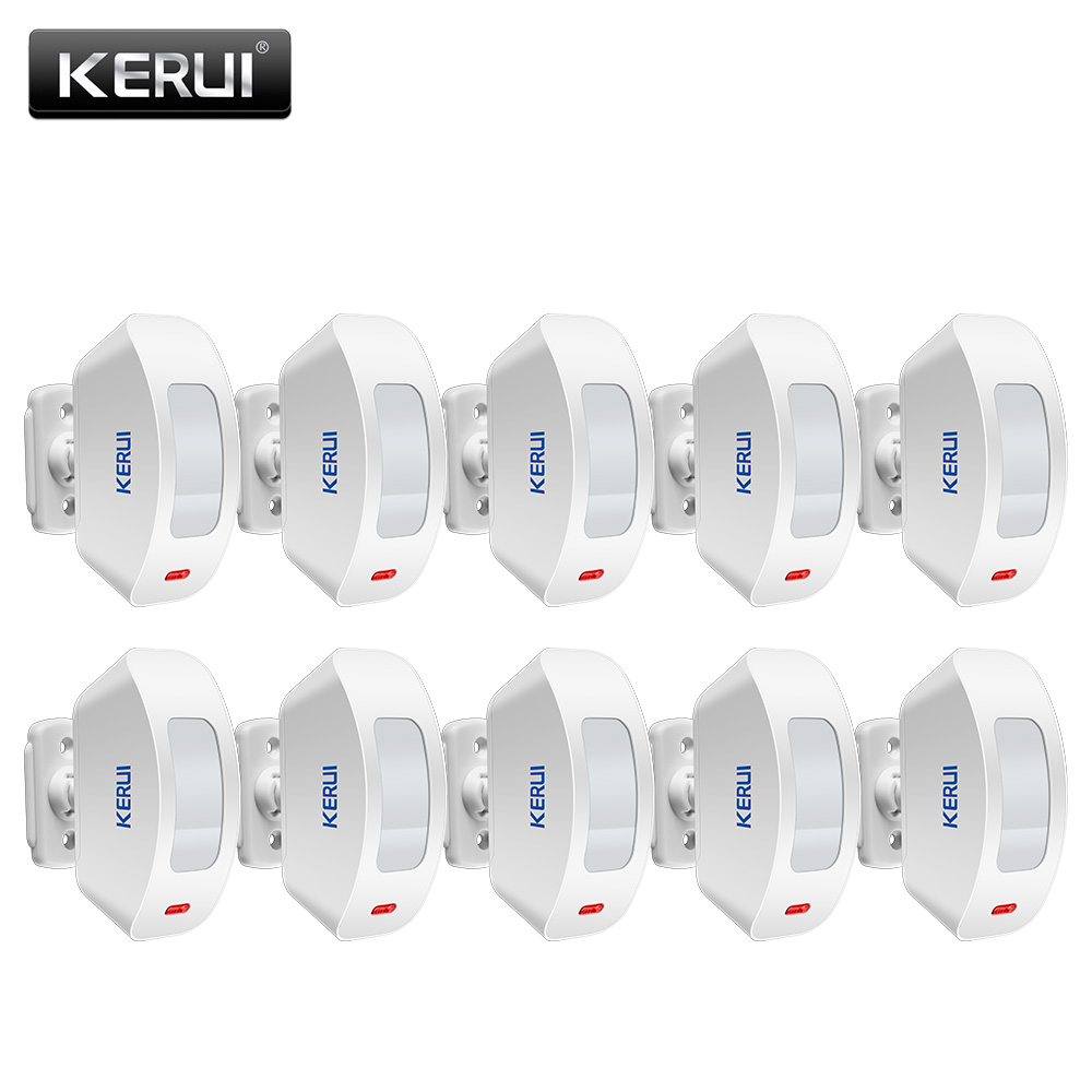 Pet Immune Pir Sensor - KERUI Detektor Inframerah Tirai Nirkabel Sensor