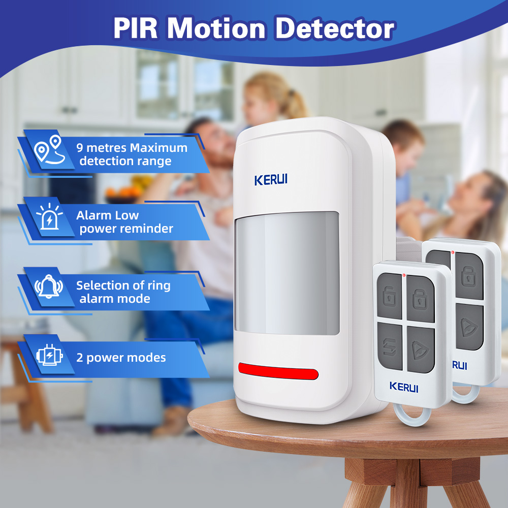 Pet Immune Pir Sensor - KERUI 433MHz Alarm Detektor Sensor Gerak