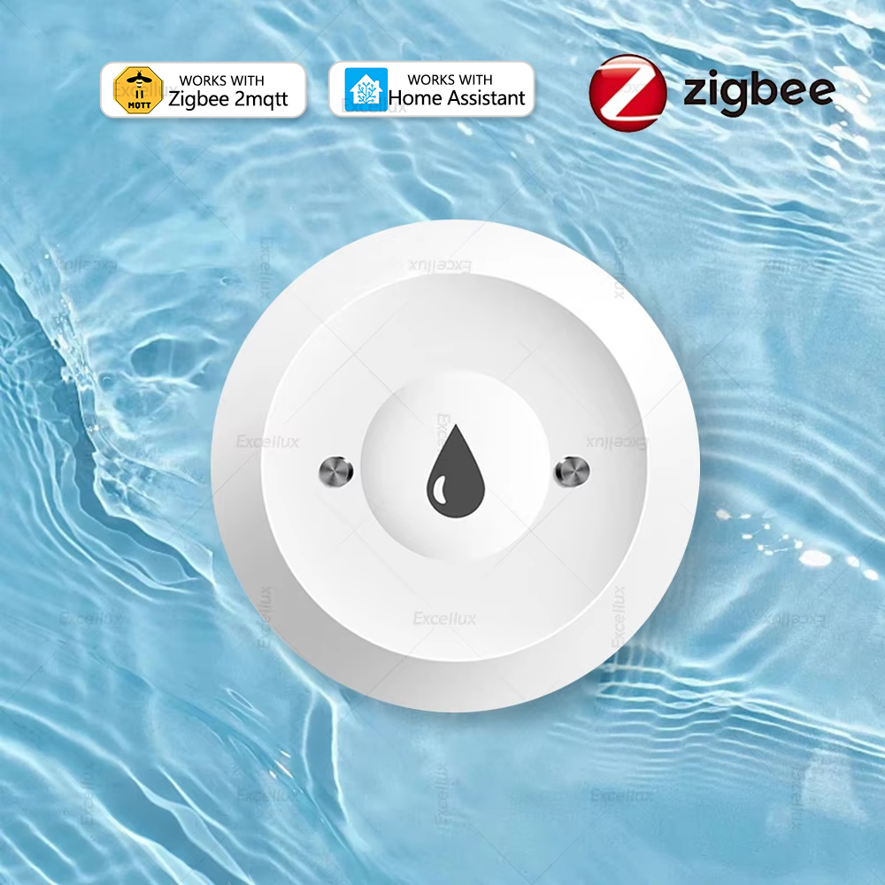 Home Security Home Assistant - Zigbee Detektor Air Sensor Kebocoran Alarm