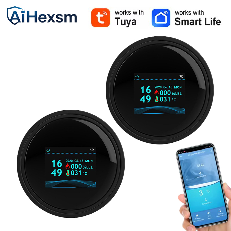 Home Security Gadgets - Detektor Gas Mudah Terbakar Tuya Wifi