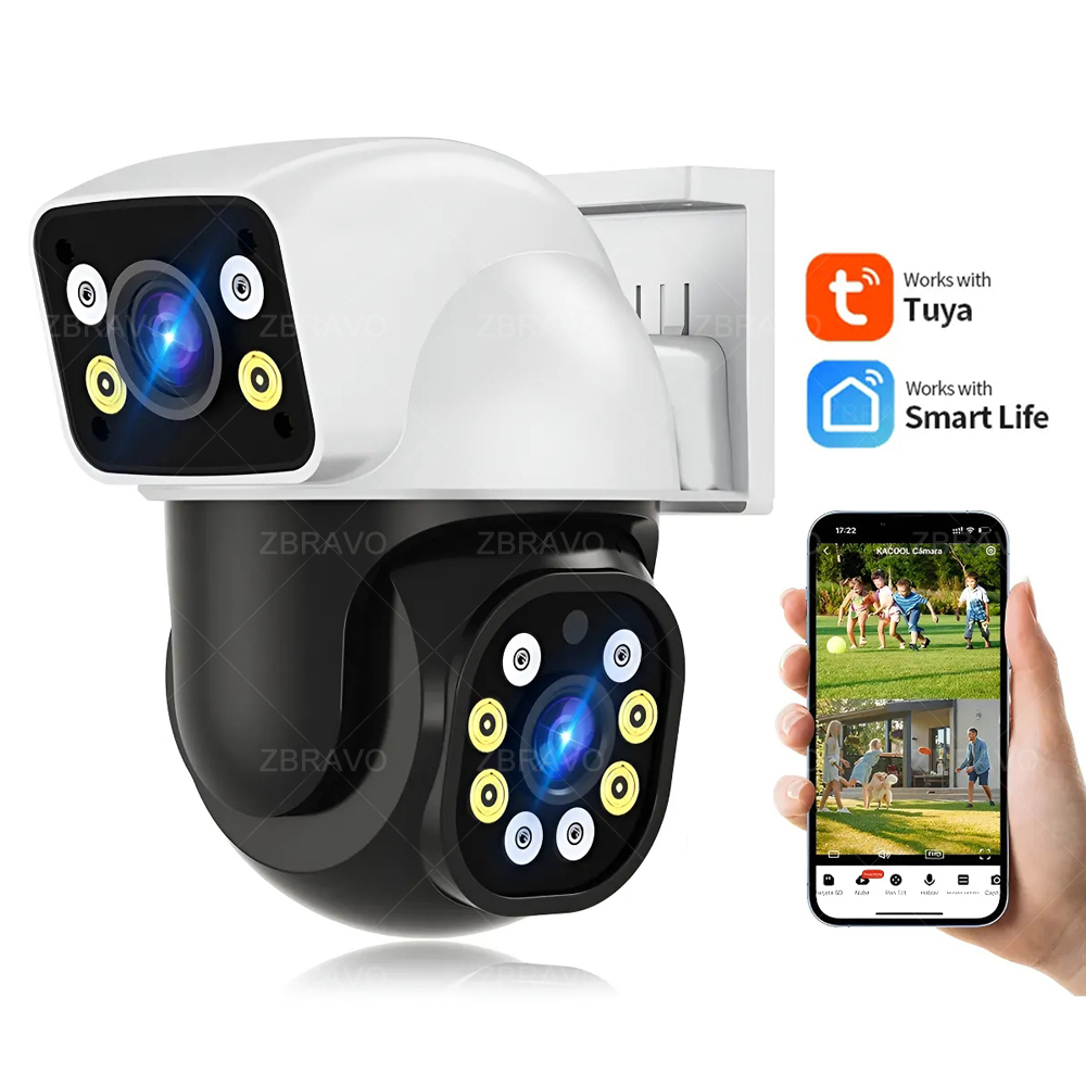 Alarm Siren Outdoor - Smartlife 8MP WiFi Tuya Kamera Luar