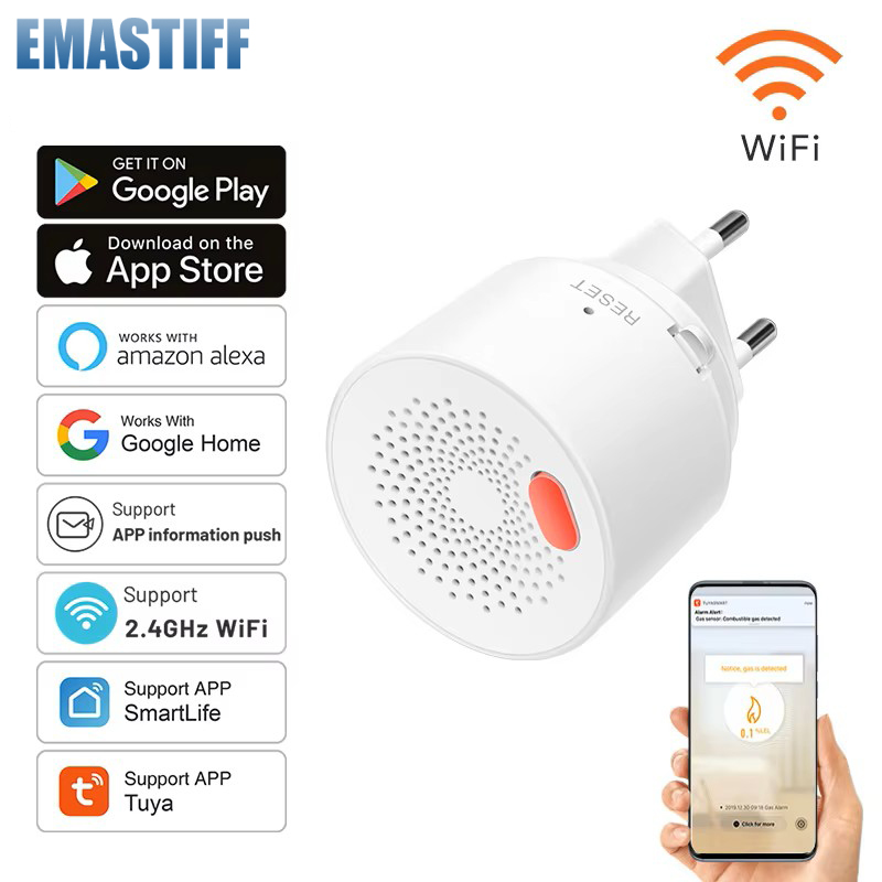 Home Security Gadgets - Sensor Gas Alam Tuya Smart Home