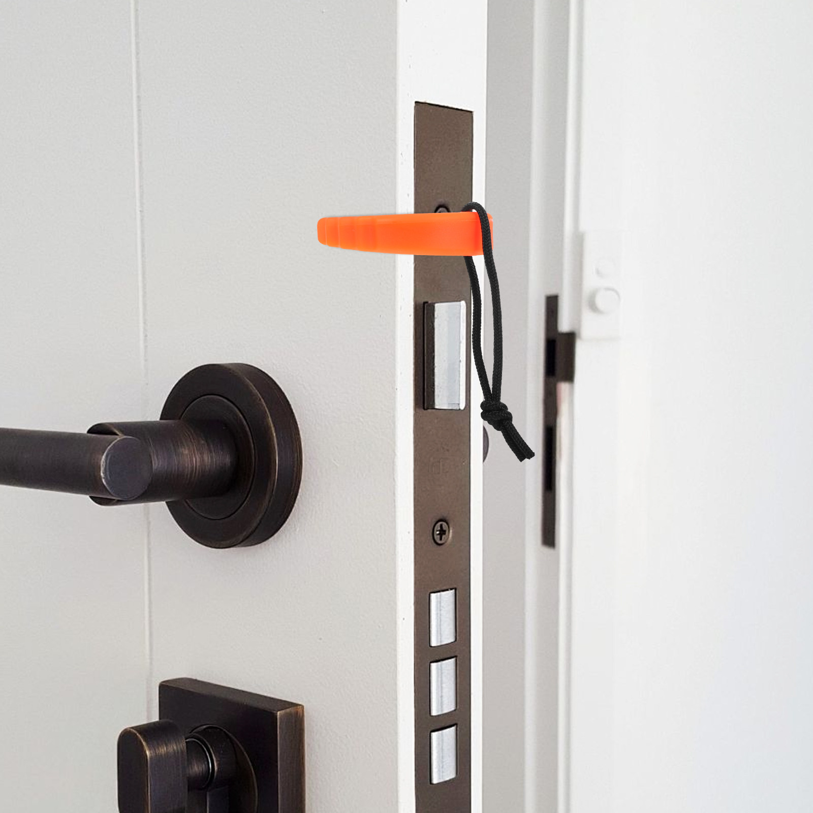 Door Wedge Alarm - Penahan Pintu Portabel Berbentuk C untuk
