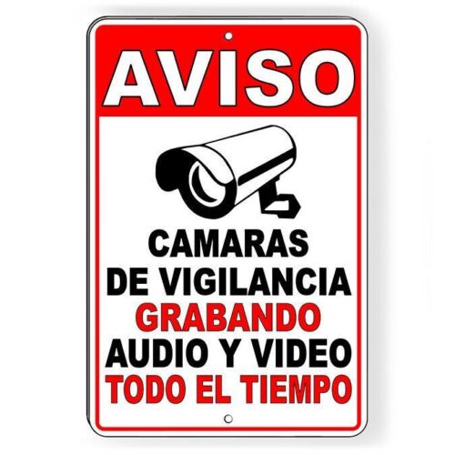 Home Yard Security - Tanda Logam Vintage dengan Teks Peringatan