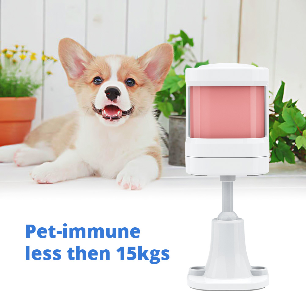 Pet Immune Pir Sensor - P20 Alarm Detektor Inframerah Nirkabel Sensor