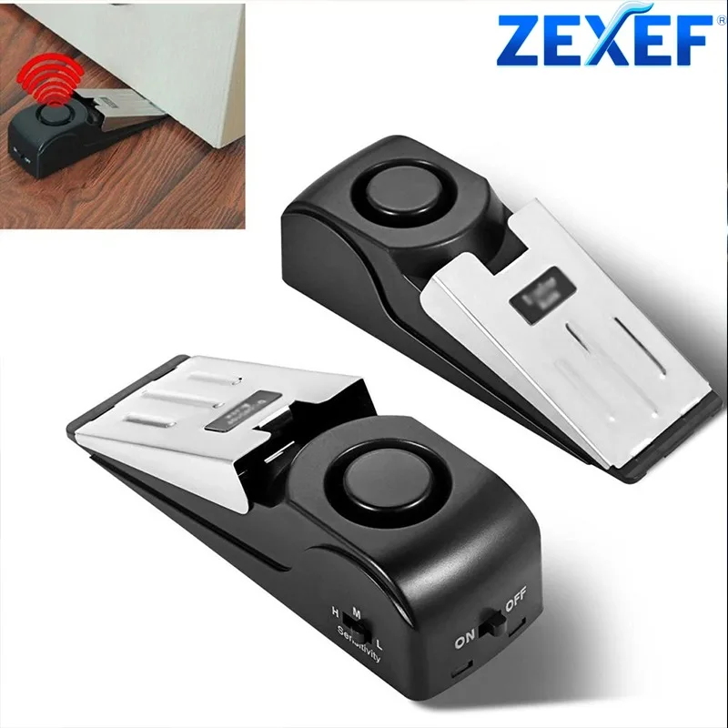Door Wedge Alarm - ZEXEF perlindungan keamanan mini 125DB sistem