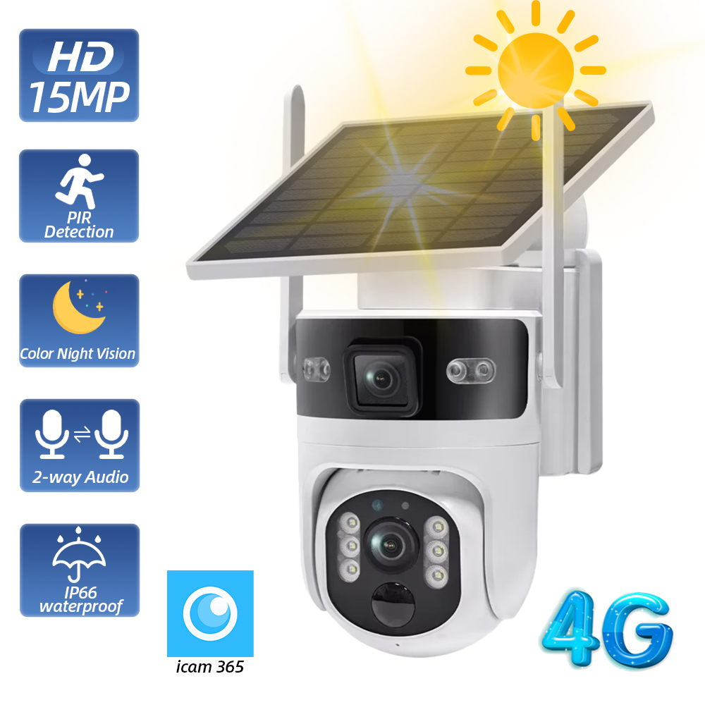 Home Yard Security - Kamera Keamanan Nirkabel Luar Ruangan PTZ