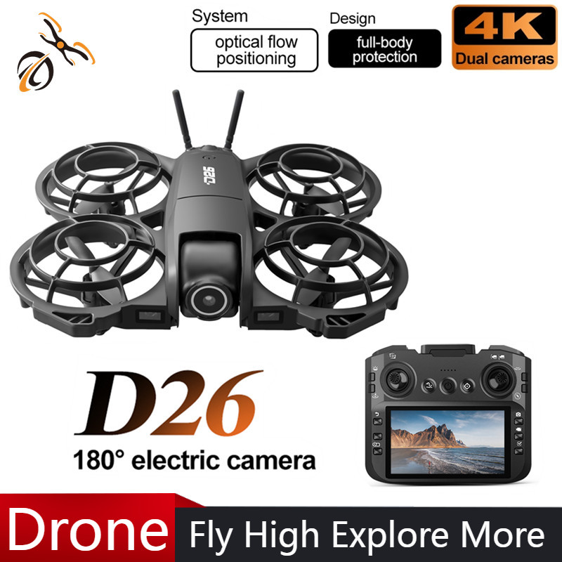 Home Security Cameras Outdoor - Drone D26 4K Aerial HD 180