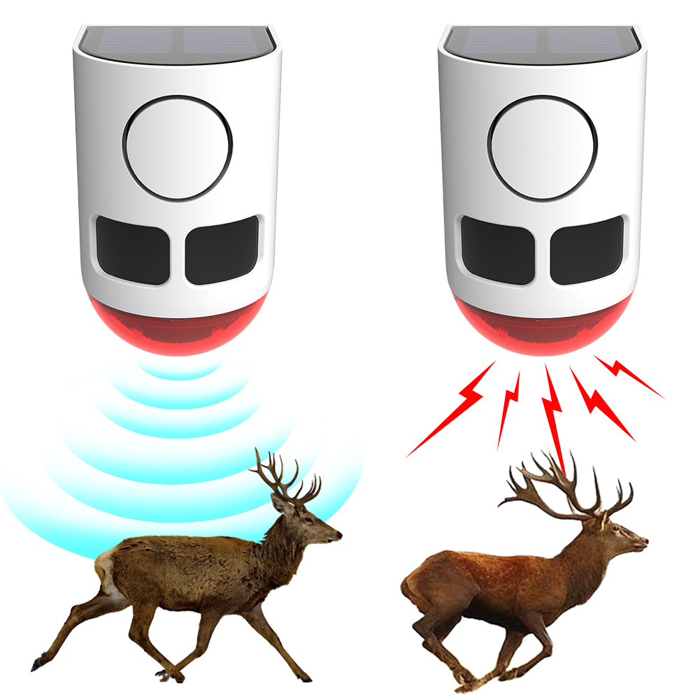 Home Yard Security - Alarm Sensor Gerak Luar Ruangan Tenaga