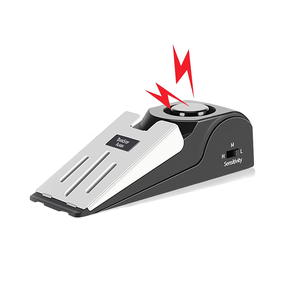 Door Wedge Alarm - 1 Buah Penghenti Pintu Alarm Portabel