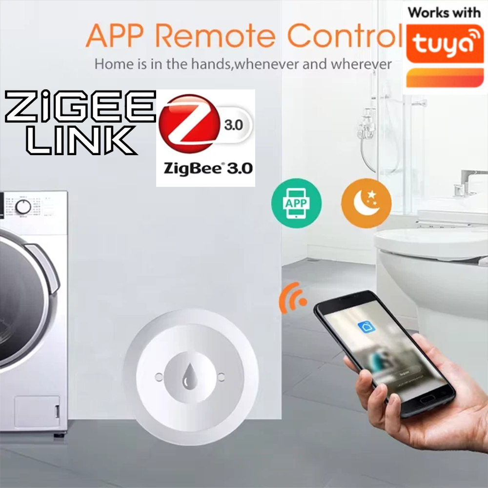 Home Security Home Assistant - Untuk Tuya ZigBee 3.0 Sensor Kebocoran