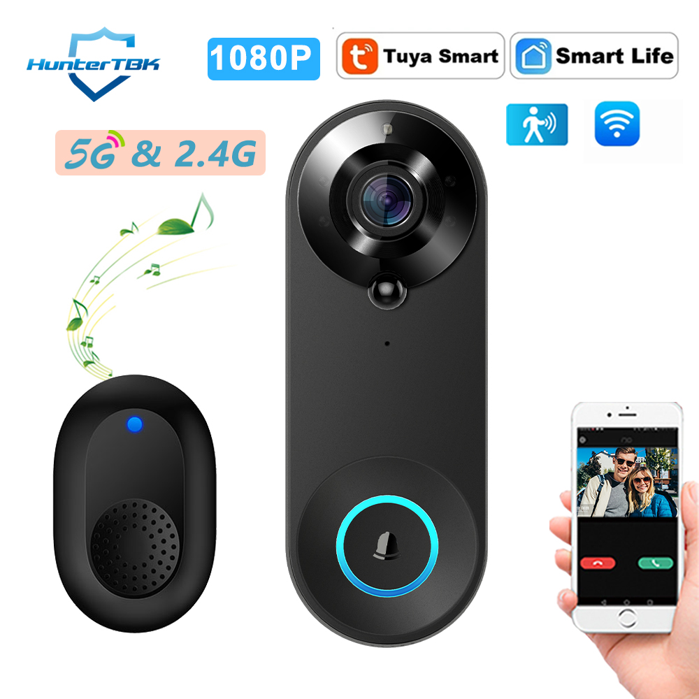 Home Security Monitoring System - Bel Pintu Video WiFi 5G 2.4G