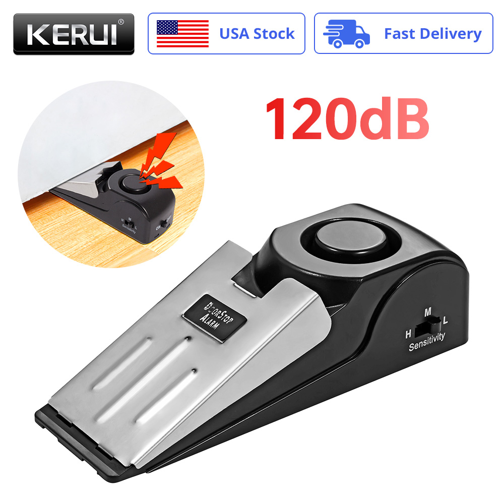 Door Wedge Alarm - Alarm Penghenti Pintu Anti Maling Nirkabel
