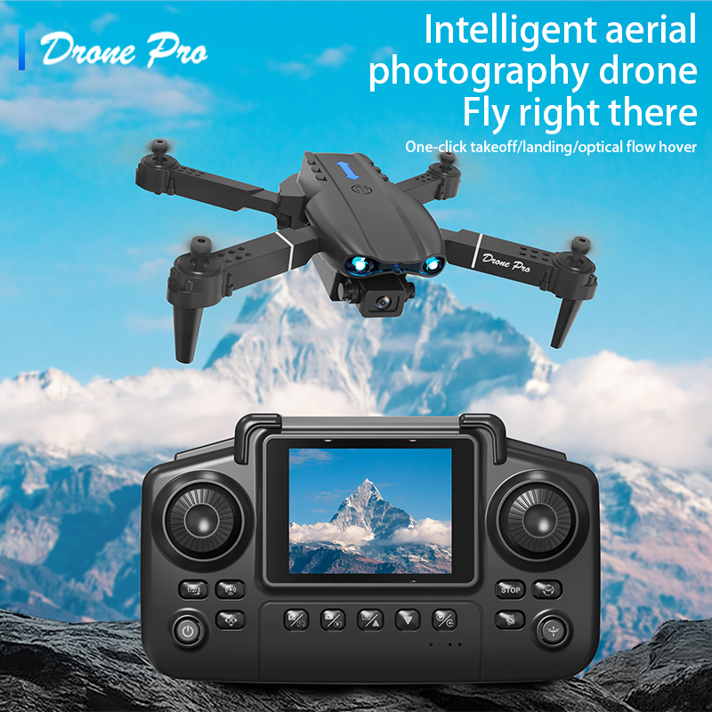 Home Security Cameras Outdoor - E99 Drone Kontrol Layar Udara Drone