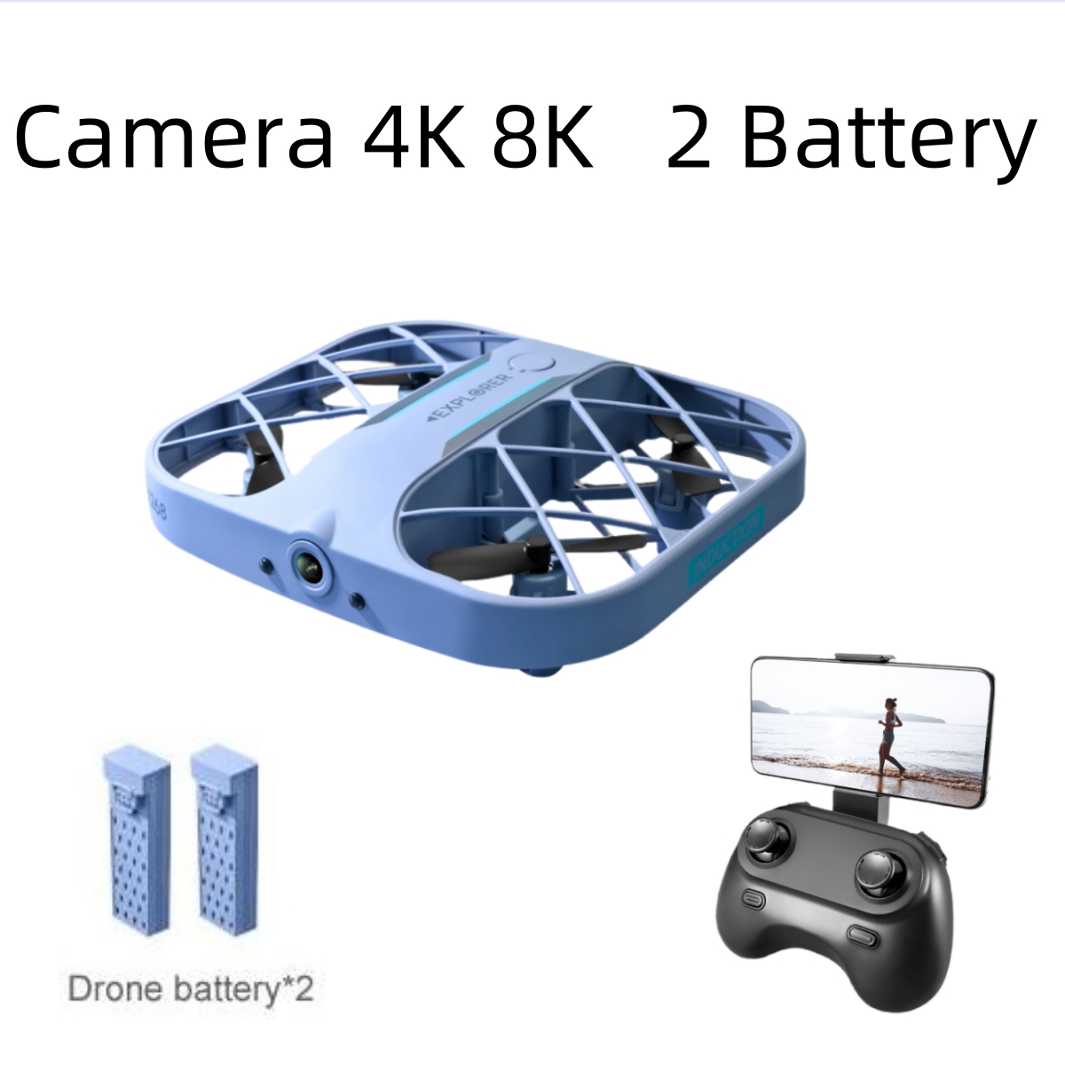Home Security Cameras Outdoor - JJRC H107 FPV RC Drone dengan