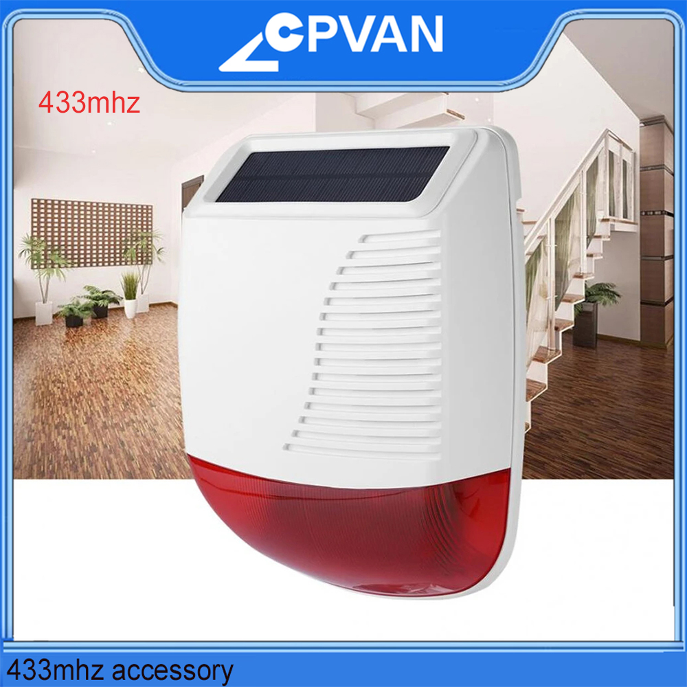 Alarm Siren Outdoor - CPVAN Sirene Nirkabel Luar Ruangan Suara