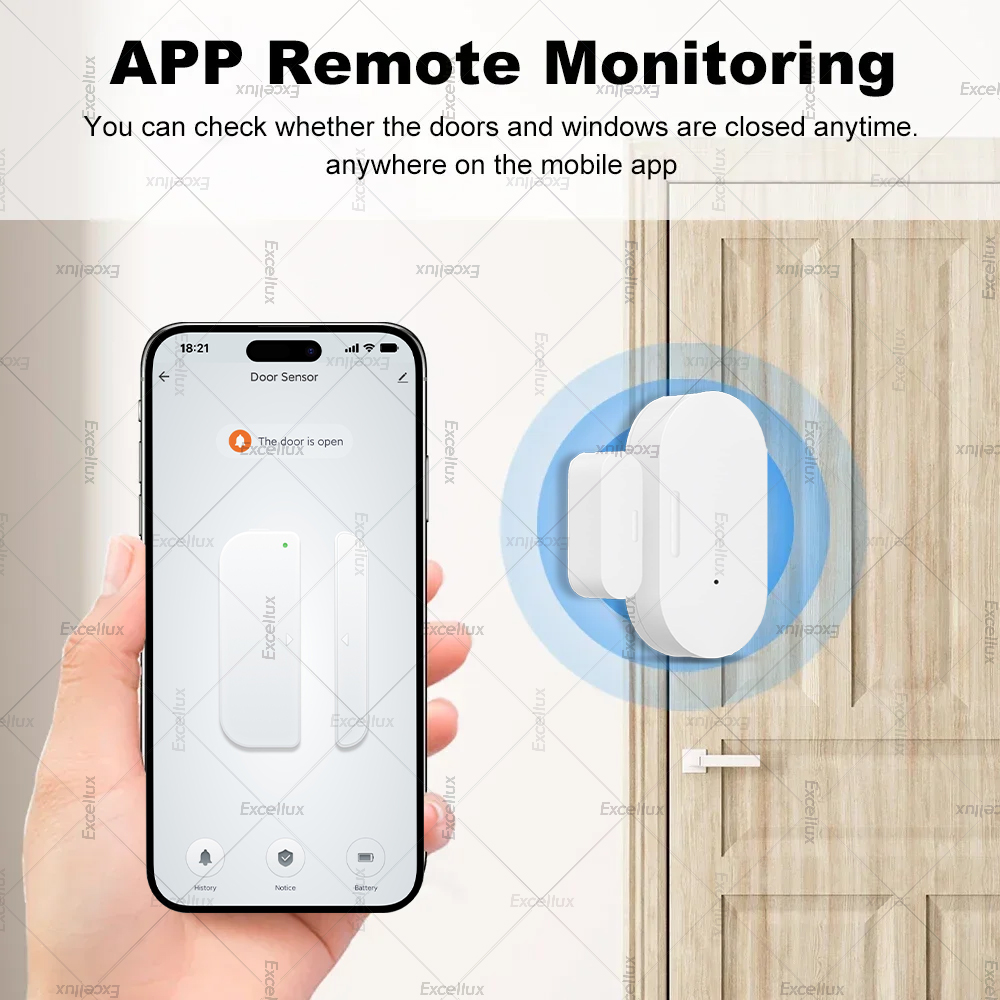 Zigbee 3.0 Sensor Jendela Pint - Home Security Gadgets ulasan dan harga
