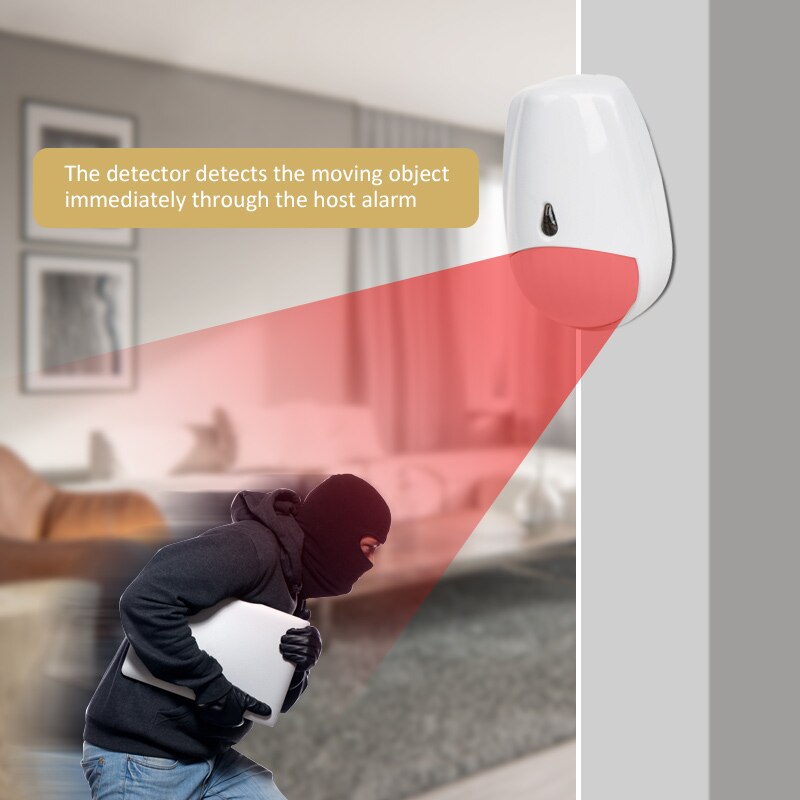 433MHz Alarm Anti Maling Nirka - Pet Immune Pir Sensor ulasan dan harga