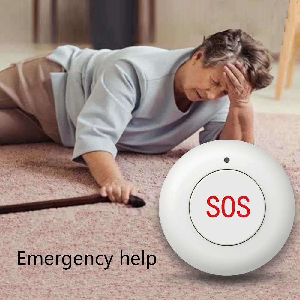 Tombol SOS Nirkabel Bel Pintu  - Home Security Systems Wireless ulasan dan harga
