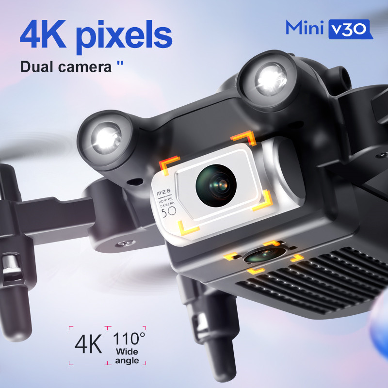 Drone FPV Mini V30 WiFi, Quadc - Home Security Cameras Outdoor ulasan dan harga