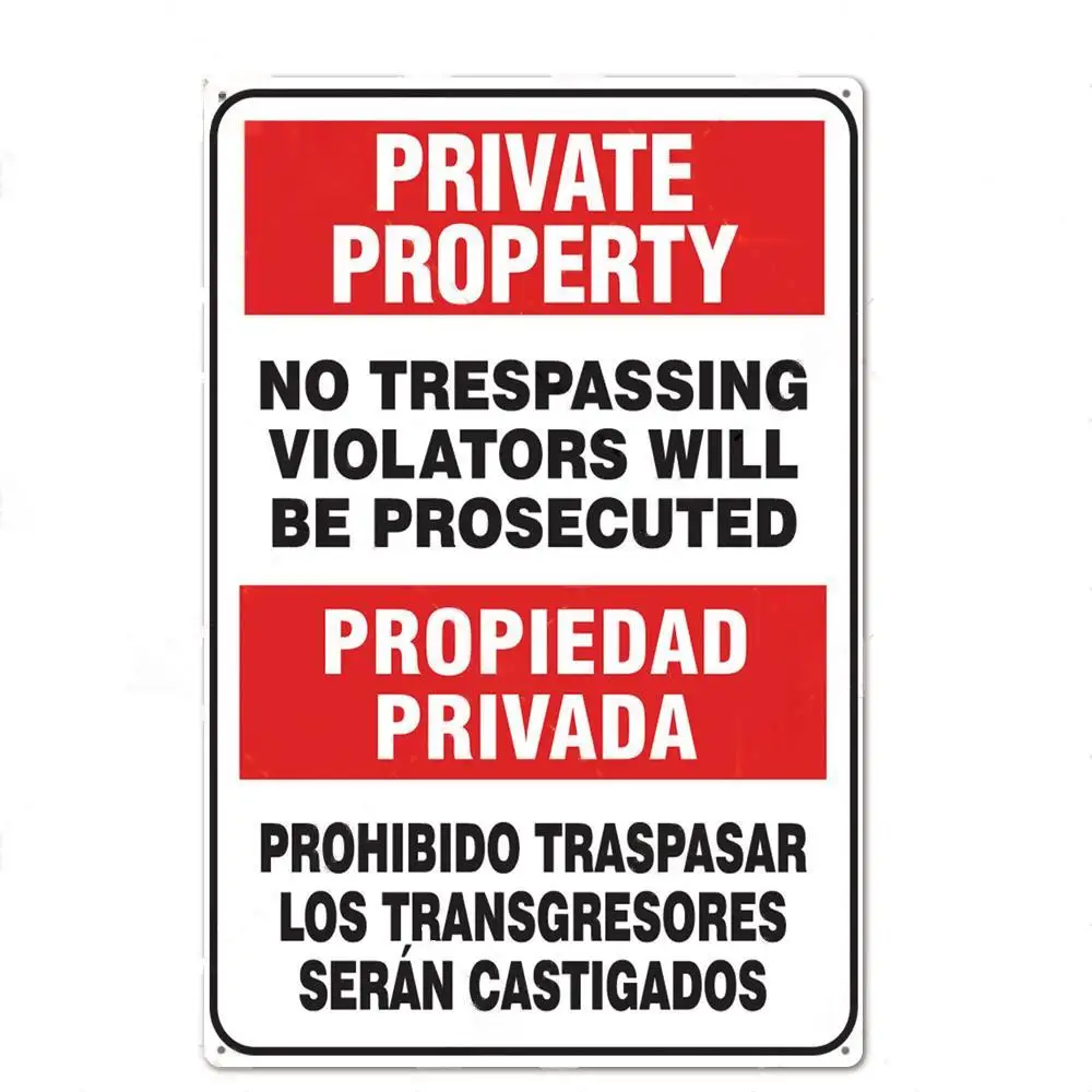 Properti Pribadi Dilarang Masu - Home Yard Security ulasan dan harga