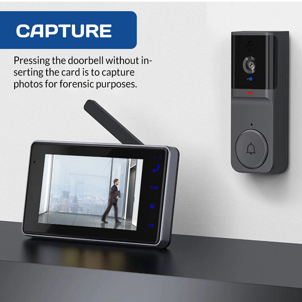 Bel Pintu Interkom Visual Nirk - Home Security Monitoring System ulasan dan harga