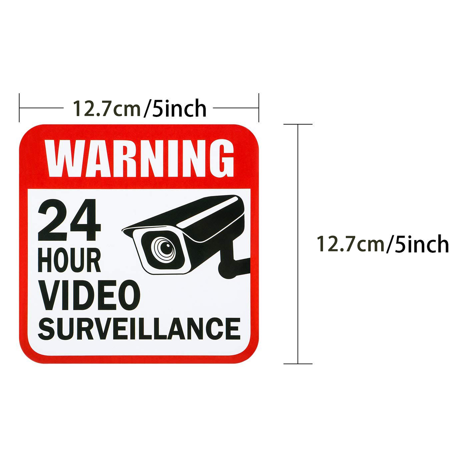 5 Lembar/Paket Stiker Label Pe - Home Security Companies ulasan dan harga