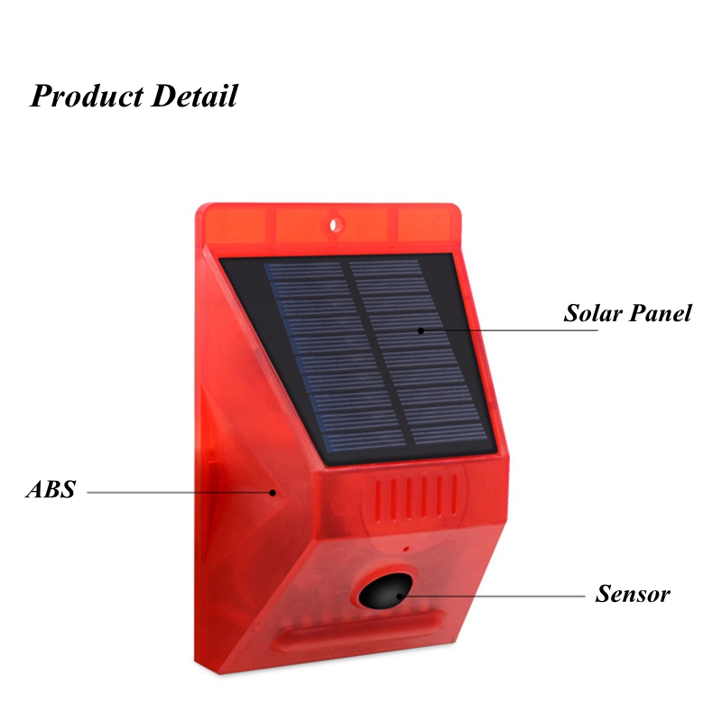 Solar Lampu Alarm Remote Kontr - Home Yard Security ulasan dan harga