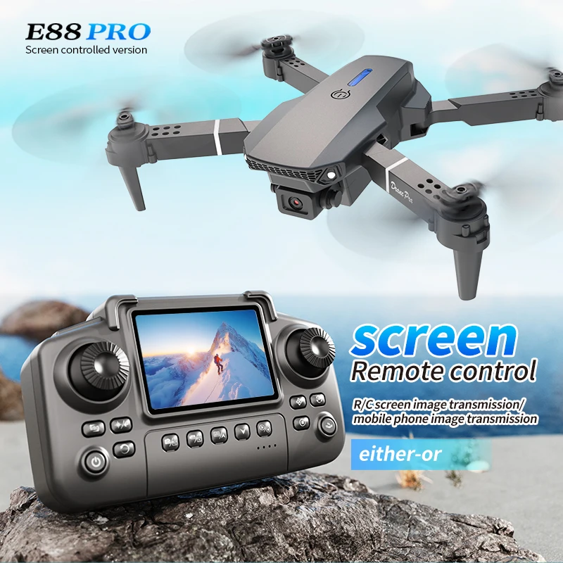 Drone E88 PRO Profesional deng - Home Security Cameras Outdoor ulasan dan harga