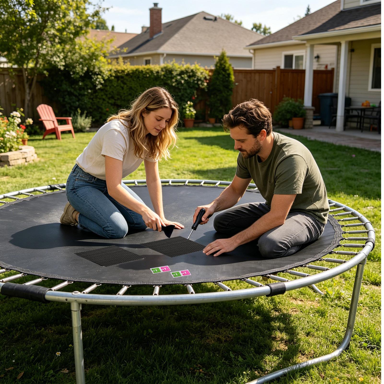 Tambalan Trampolin Kuat Tahan  - Home Yard Security ulasan dan harga