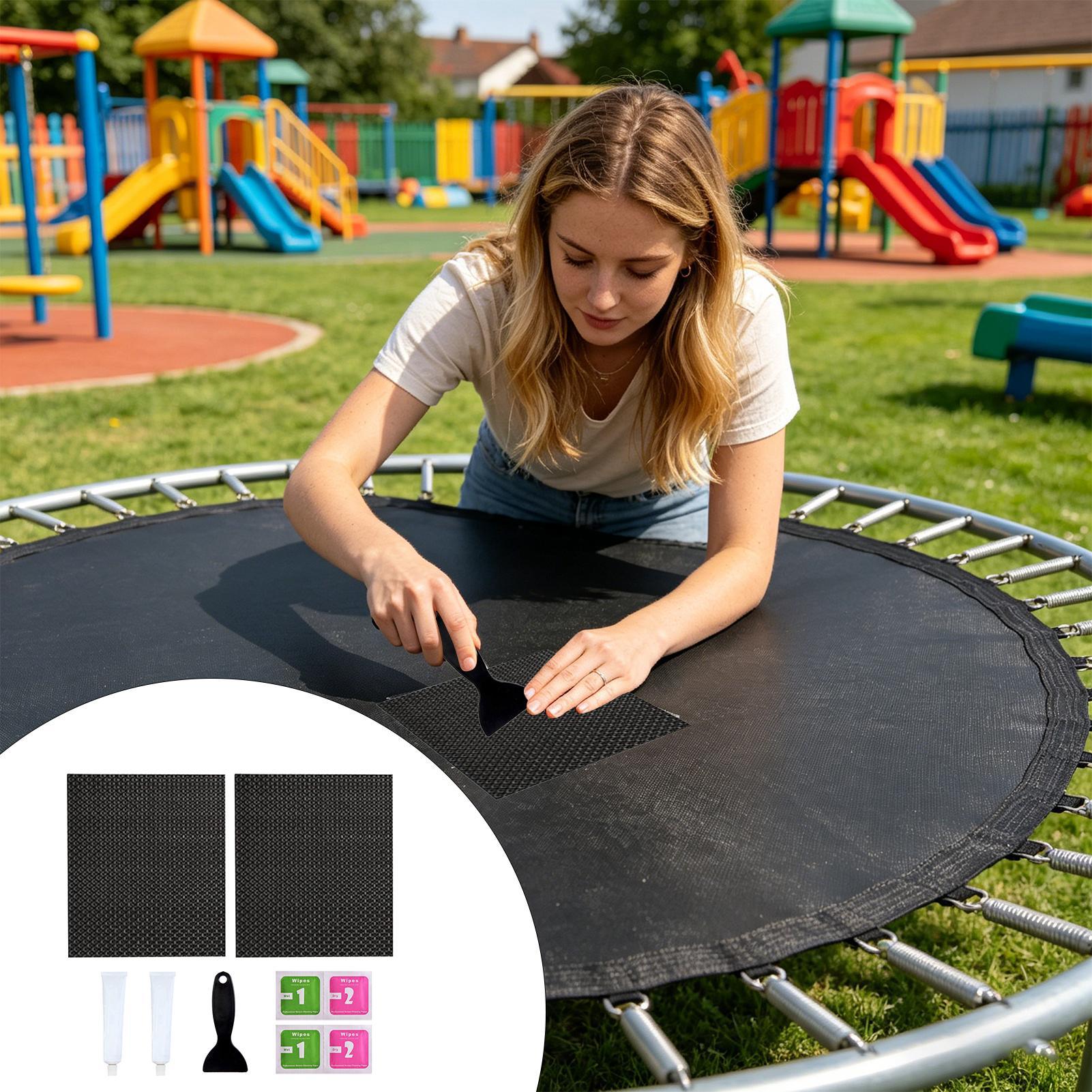 Tambalan Trampolin Kuat Tahan  - Home Yard Security ulasan dan harga