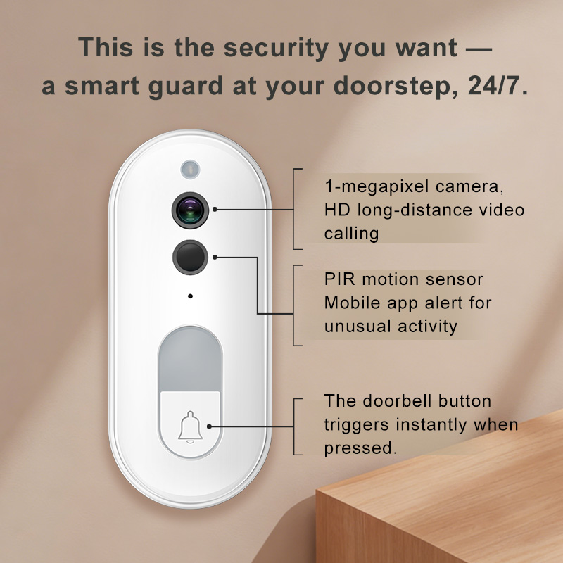 Tuya Bel Pintu Video Pintar Ni - Home Security Monitoring System ulasan dan harga