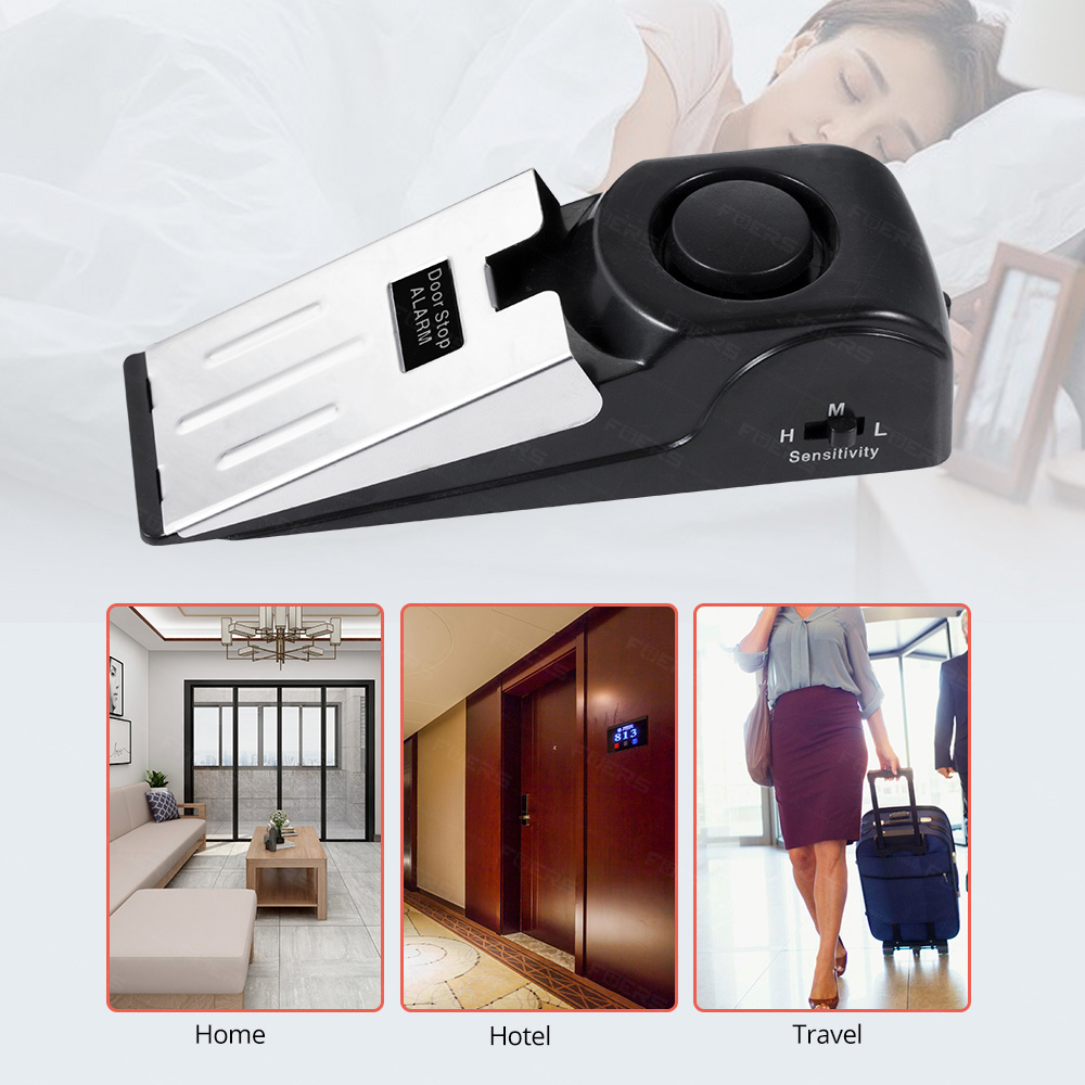 Sistem Alarm Pintu FUERS 120dB - Door Wedge Alarm ulasan dan harga