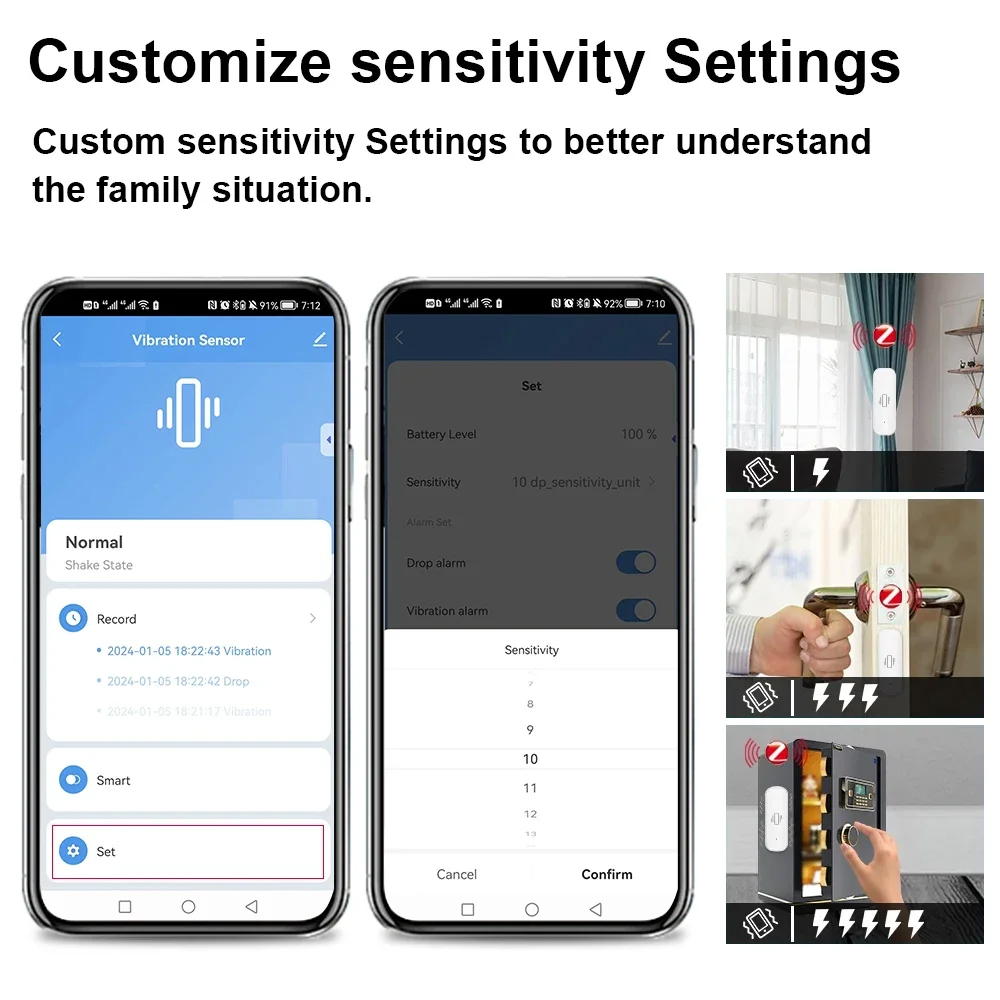 Aplikasi Sensor Getaran ZigBee - Home Security Gadgets ulasan dan harga