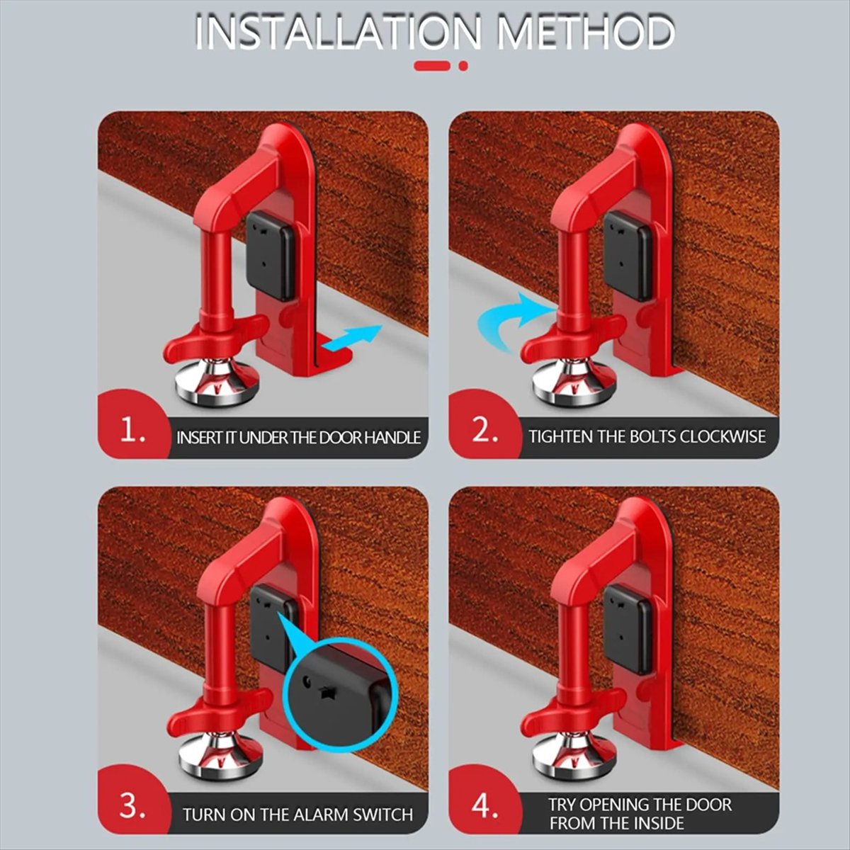 Penahan Pintu Portabel - Pengu - Door Wedge Alarm ulasan dan harga