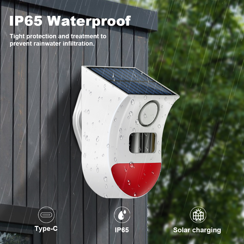 Tuya Zigbee Solar Siren Alarm  - Alarm Siren Outdoor ulasan dan harga