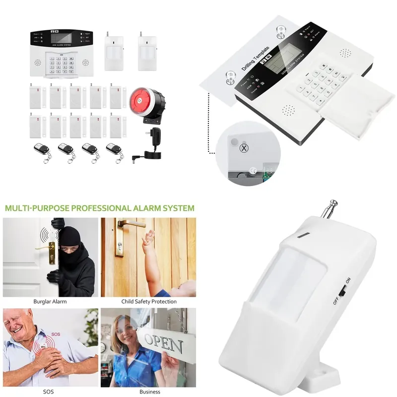 Kit Alarm Pencuri Rumah Sistem - Home Security Systems Wireless ulasan dan harga
