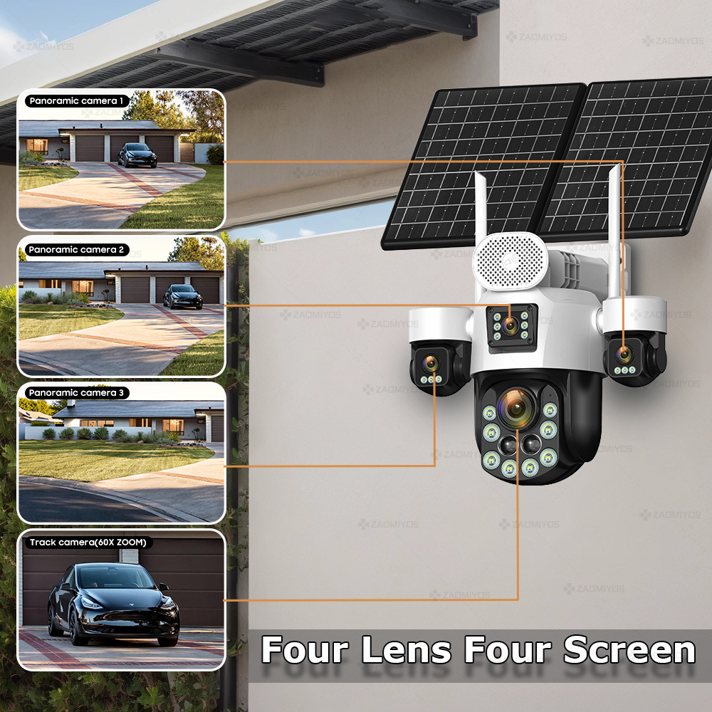 4 Lensa Luar Ruangan 360 °   K - Alarm Siren Outdoor ulasan dan harga