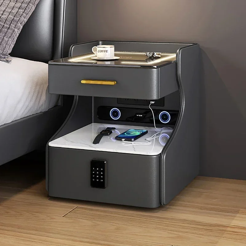 Meja Samping Tempat Tidur Nyam - Home Security Of America ulasan dan harga