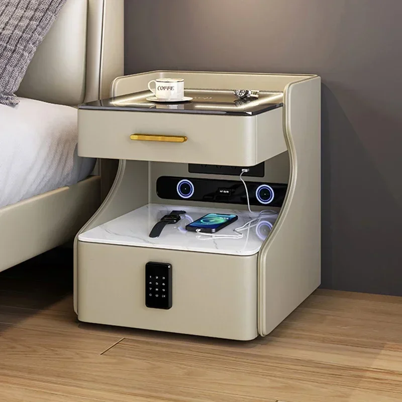 Meja Samping Tempat Tidur Nyam - Home Security Of America ulasan dan harga