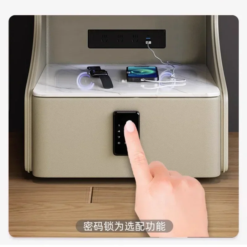 Meja Samping Tempat Tidur Nyam - Home Security Of America ulasan dan harga