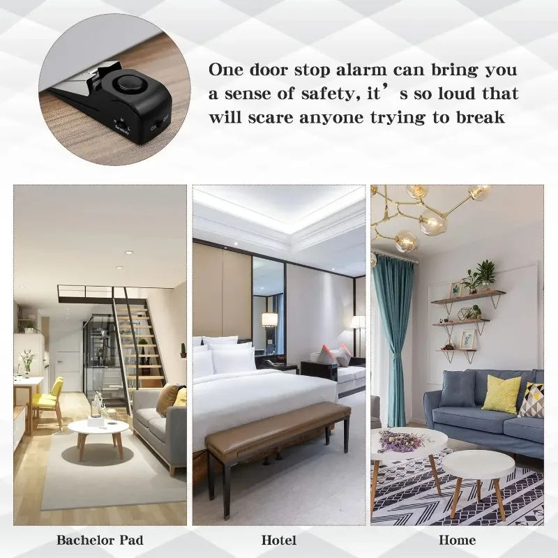 ZEXEF perlindungan keamanan mi - Door Wedge Alarm ulasan dan harga