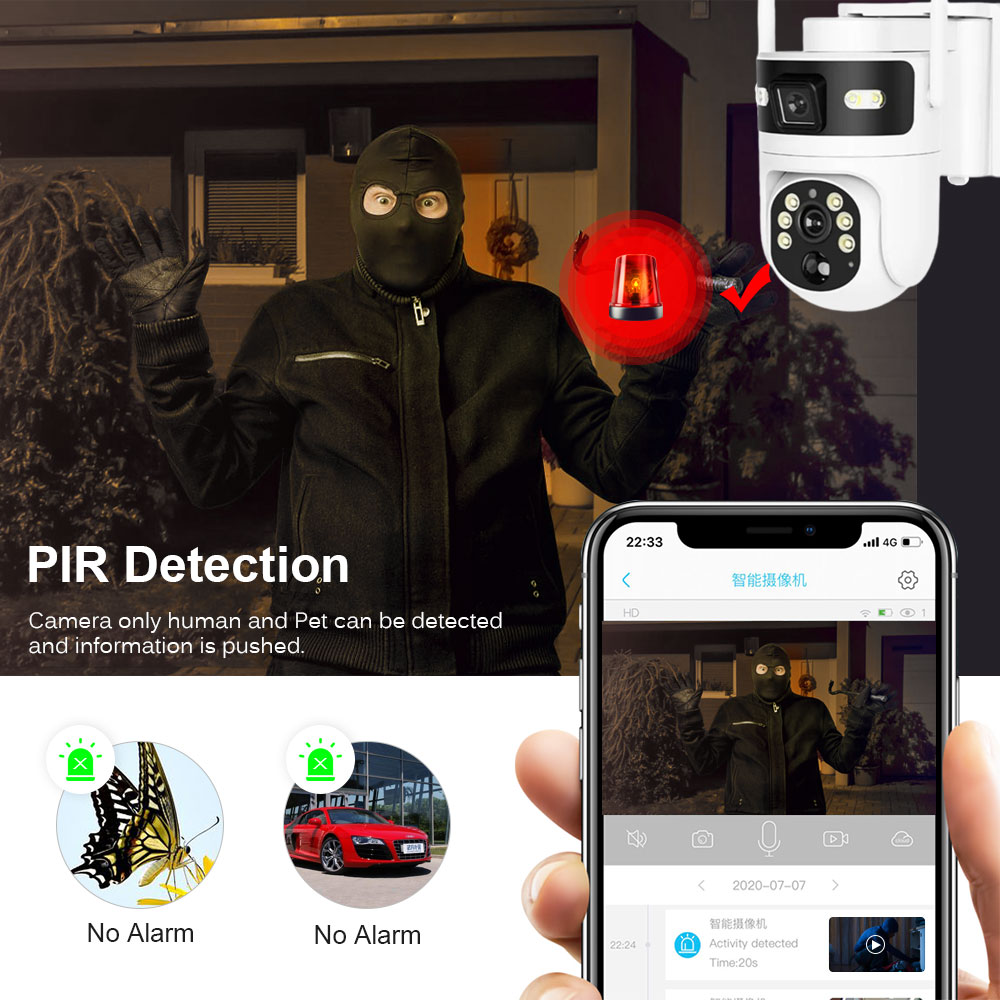 Kamera Keamanan Nirkabel Luar  - Home Yard Security ulasan dan harga