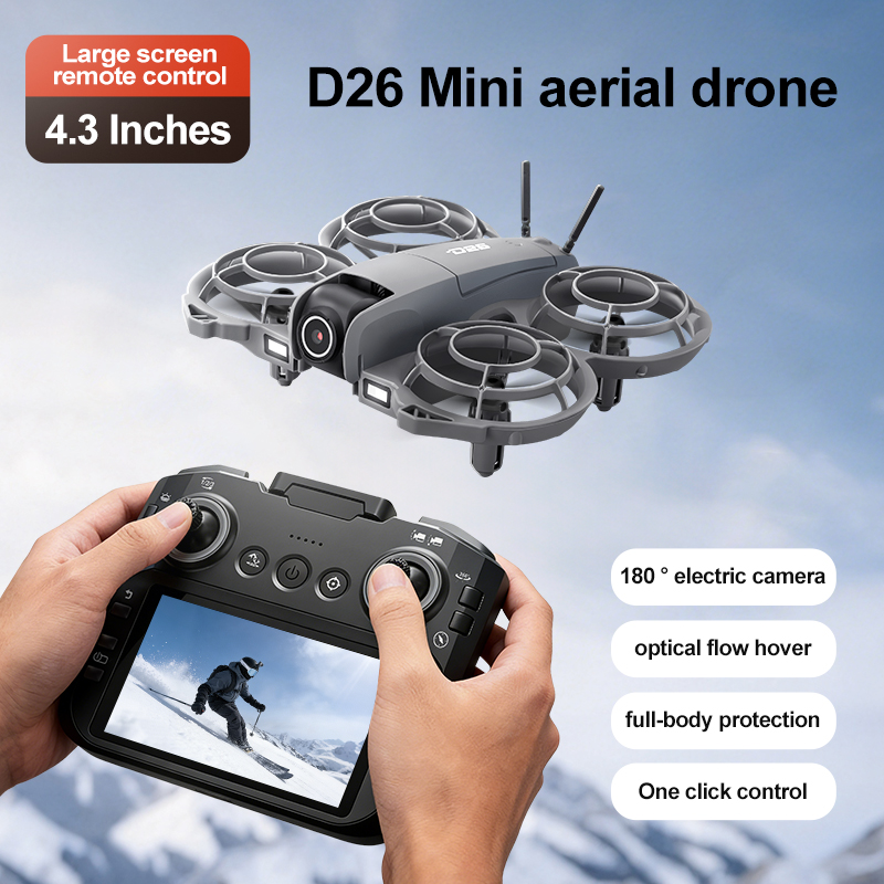 Drone D26 4K Aerial HD 180 °   - Home Security Cameras Outdoor ulasan dan harga
