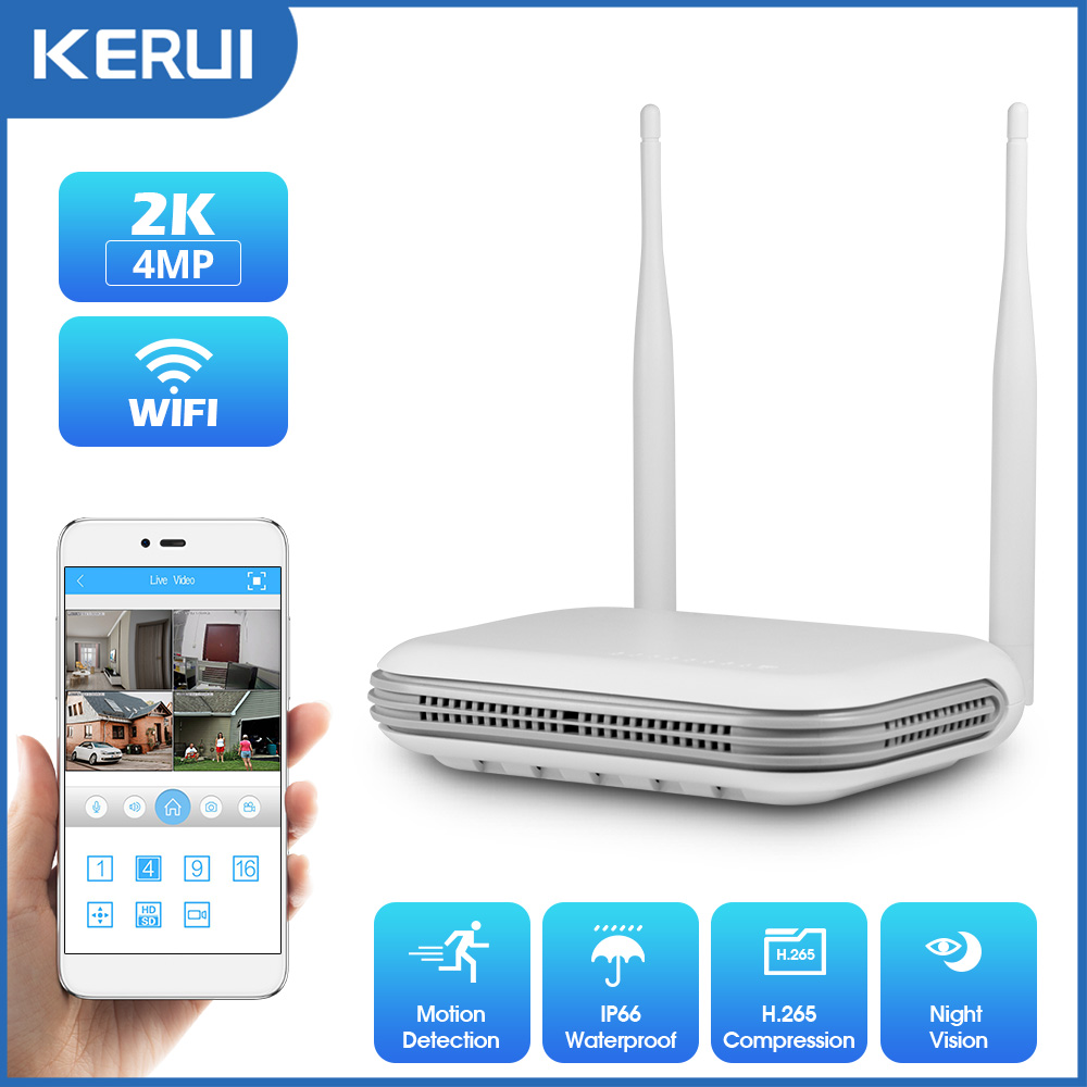 KERUI Video pengawasan nirkabe - Home Security Systems Wireless ulasan dan harga