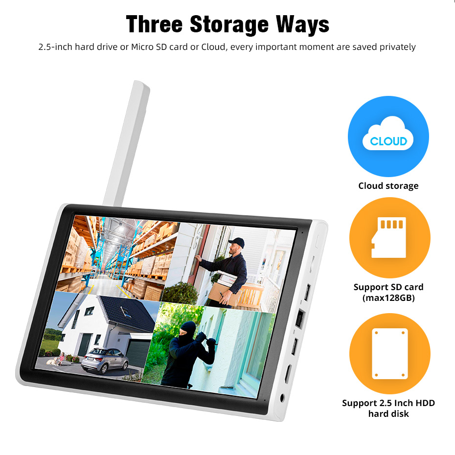 KERUI Video pengawasan nirkabe - Home Security Systems Wireless ulasan dan harga